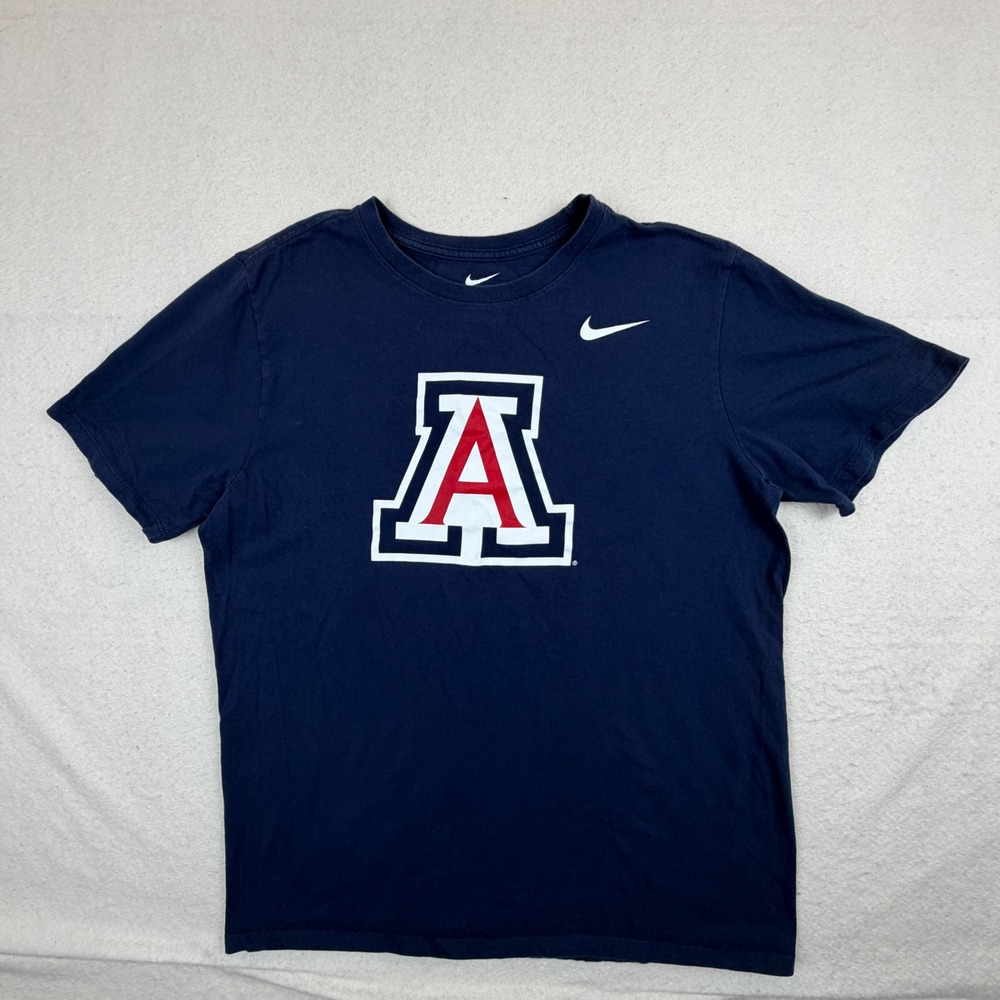 Nike Arizona Wildcats T-Shirt Mens Large Navy Blue University of Arizona NCAA